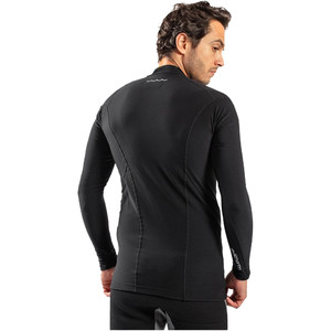 2024 Gul Mens Evotherm Thermal Long Sleeve Flatlock Top Ev0049-B9 Black